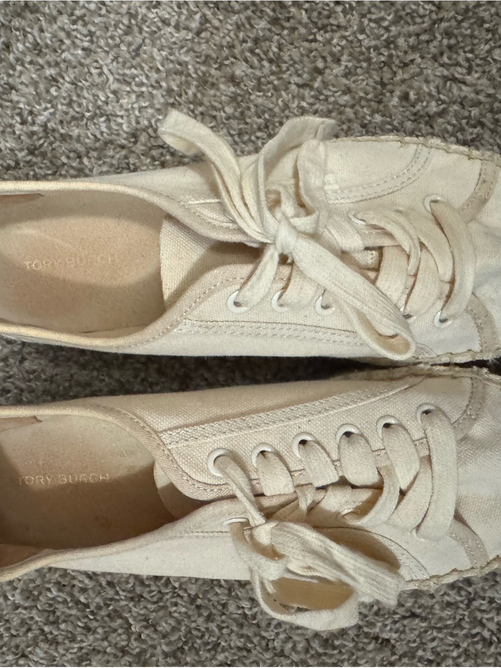 Tory Burch Seaside Canvas Oxford Espadrilles